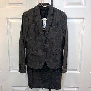 Women’s Grey Suit - Matching Blazer and Skirt Set